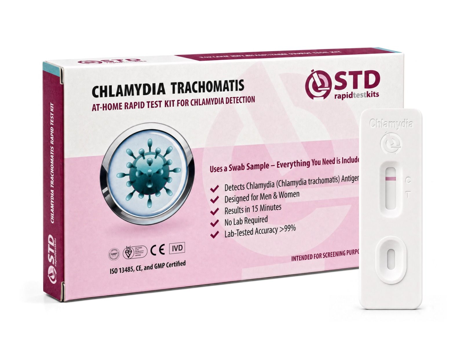 Chlamydia At-Home Rapid Self-Test Kit