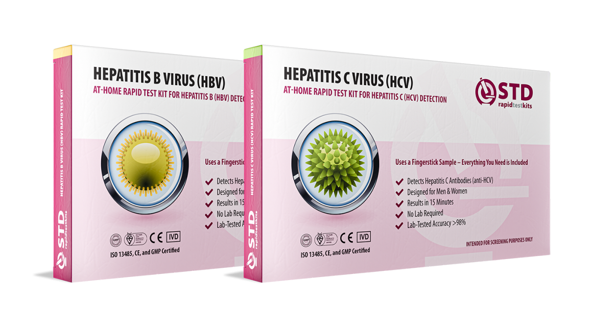 Hepatitis B & C 2-in-1 At-Home Rapid Test Kit