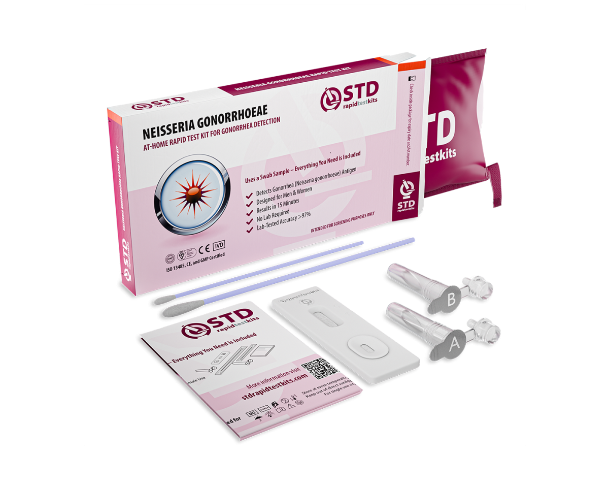 Gonorrhea At-Home Rapid Test Kit
