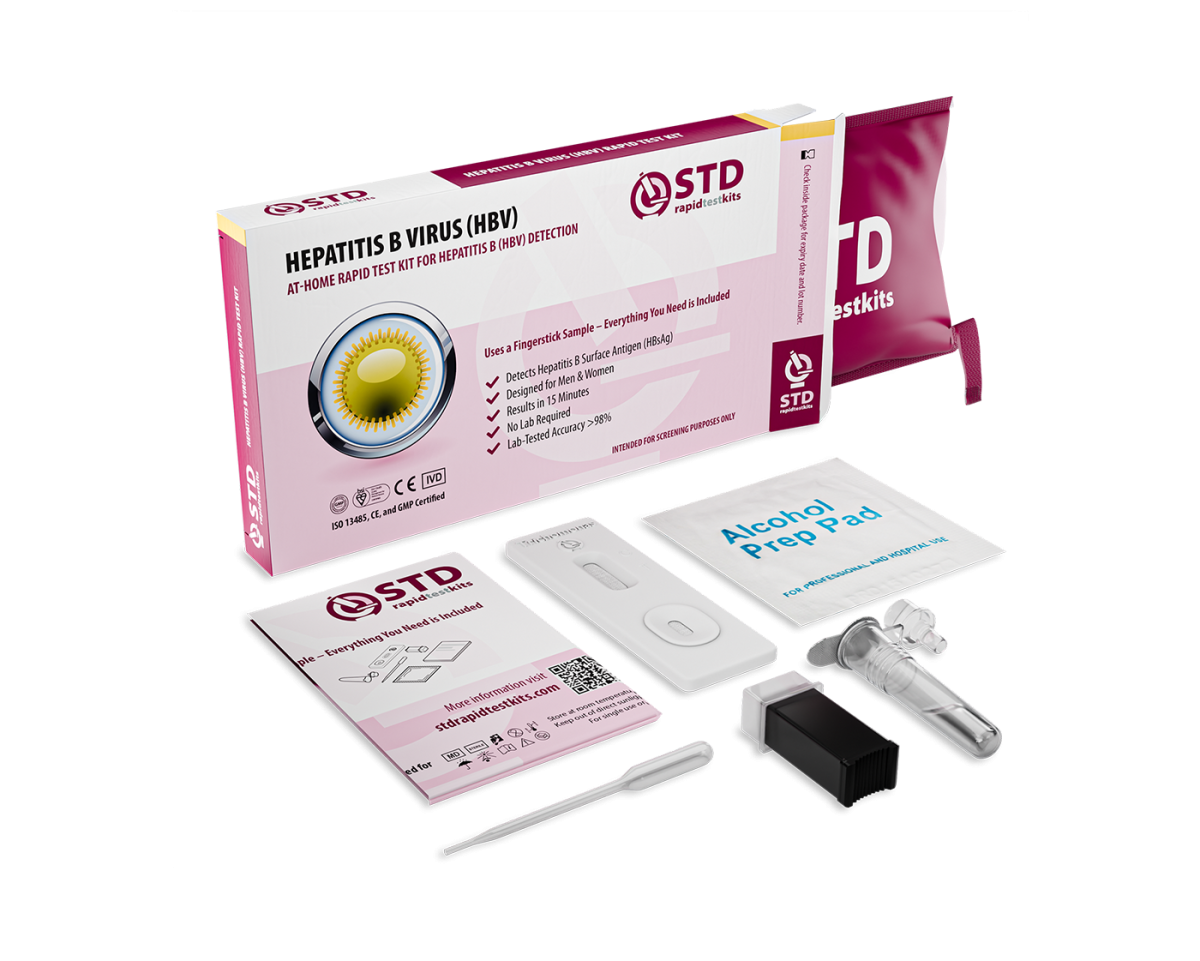 Hepatitis B & C 2-in-1 At-Home Rapid Test Kit
