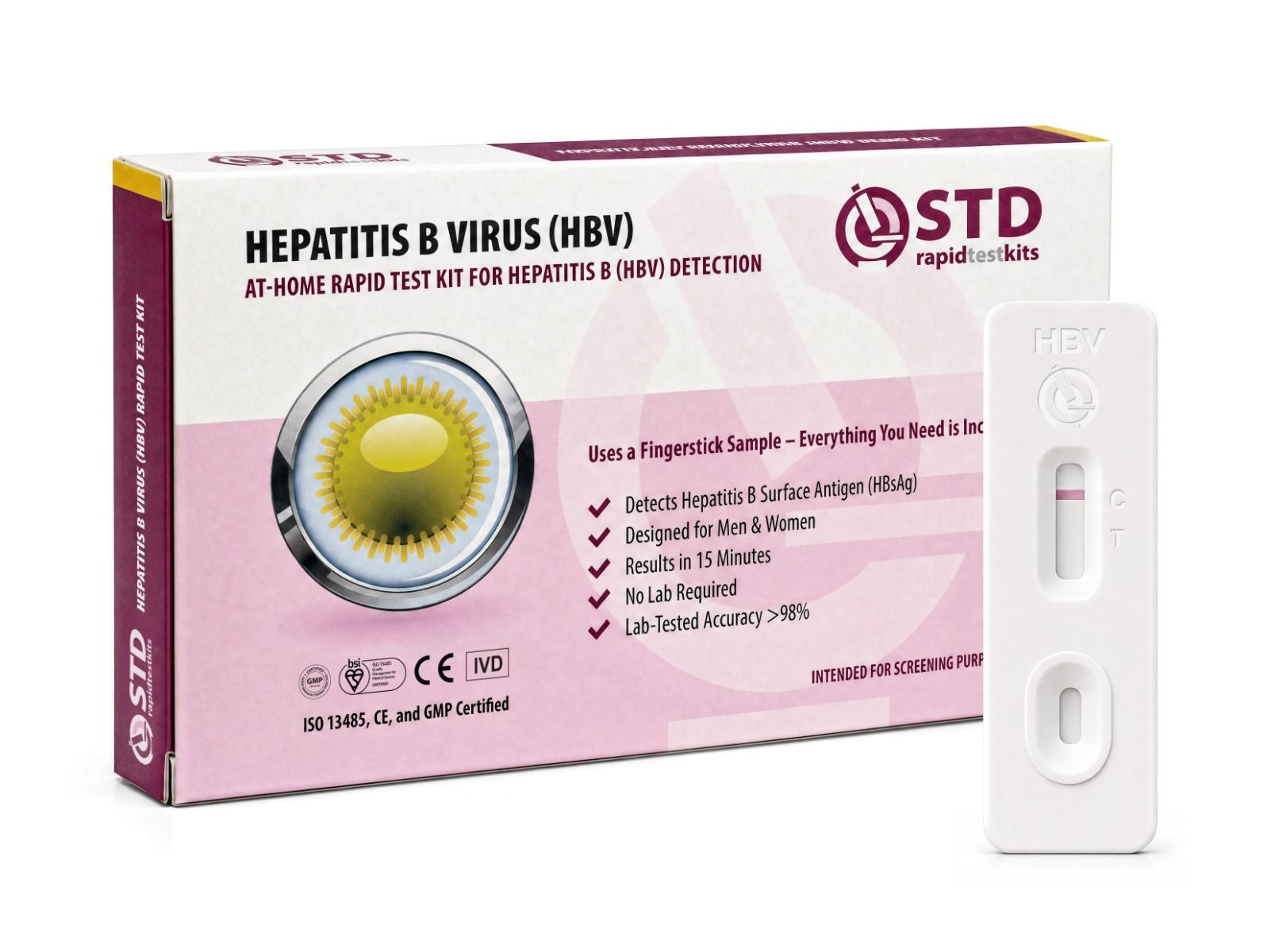 Hepatitis B At-Home Rapid Self-Test Kit