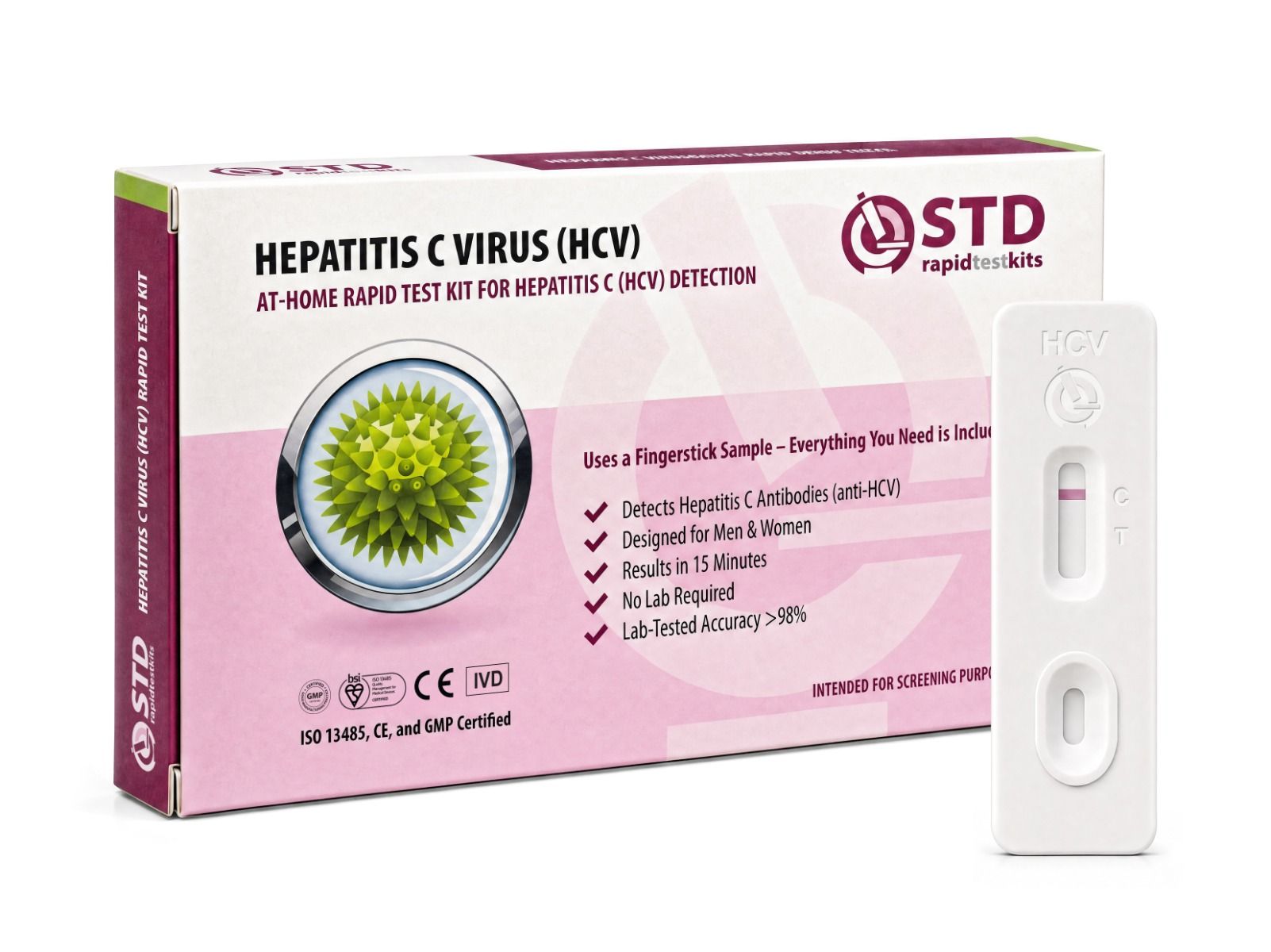 Hepatitis C At-Home Rapid Self-Test Kit