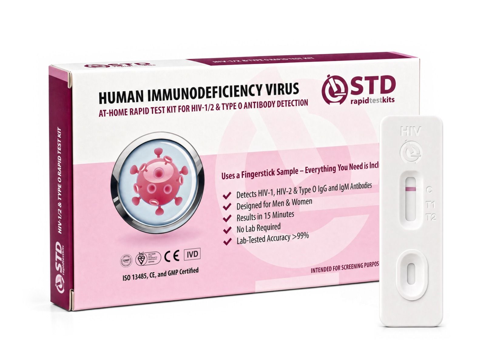 HIV 1&2 At-Home Rapid Self-Test Kit