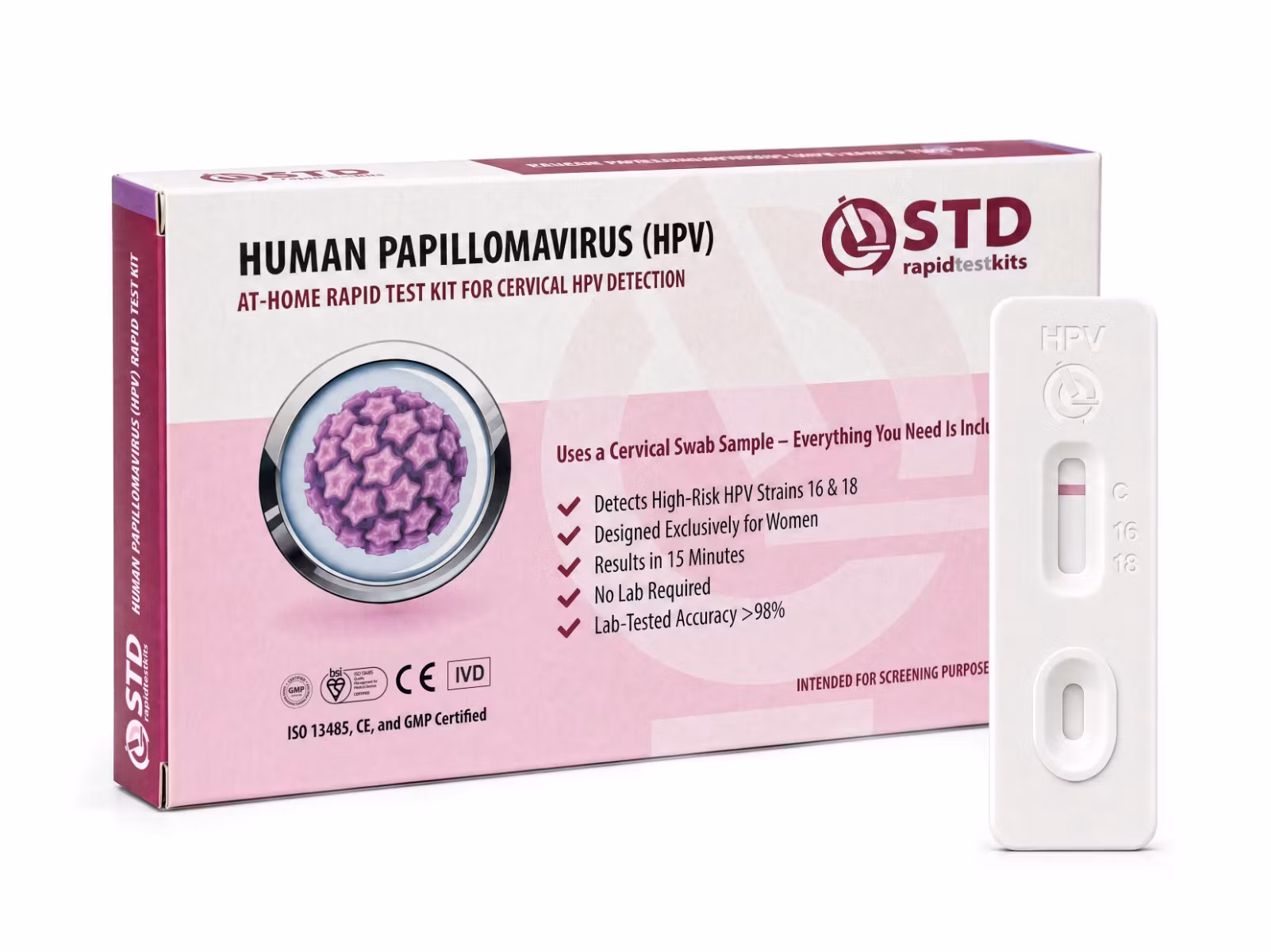 Papillomavirus (HPV) At-Home Rapid Self-Test Kit