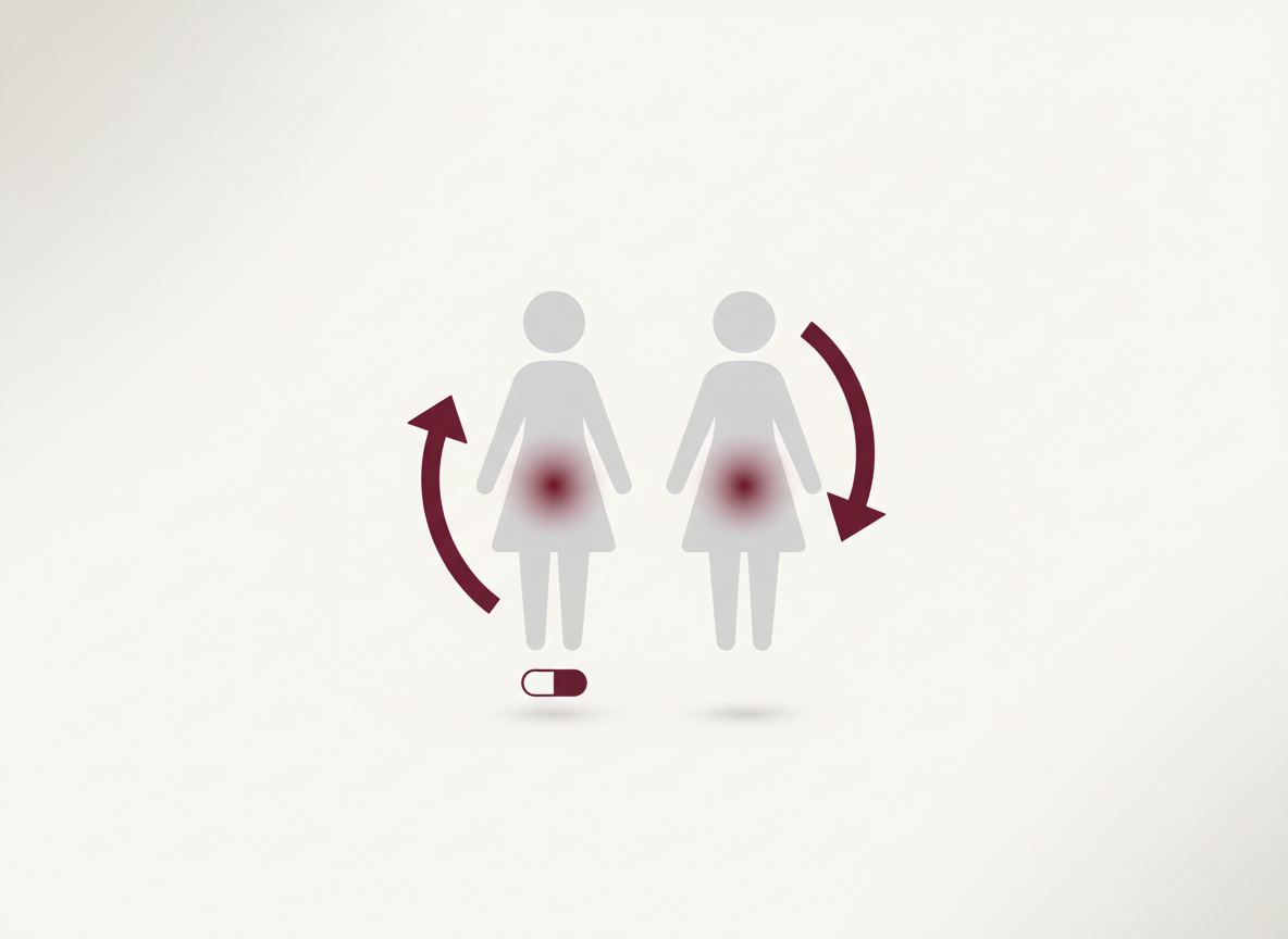 Editorial flow illustration of the trichomoniasis reinfection cycle between two partners when only one is treated
