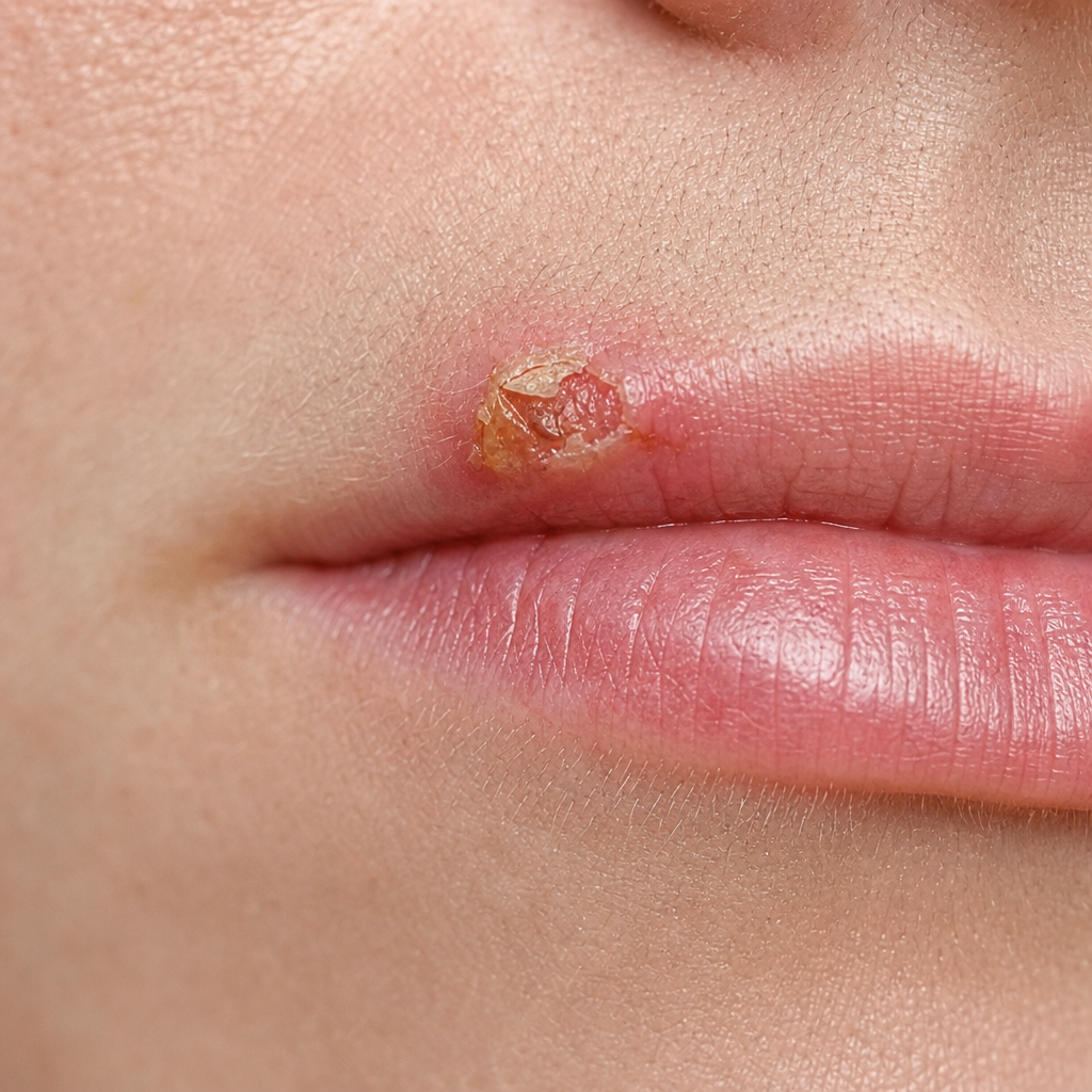 Pustule Pimple On Lip