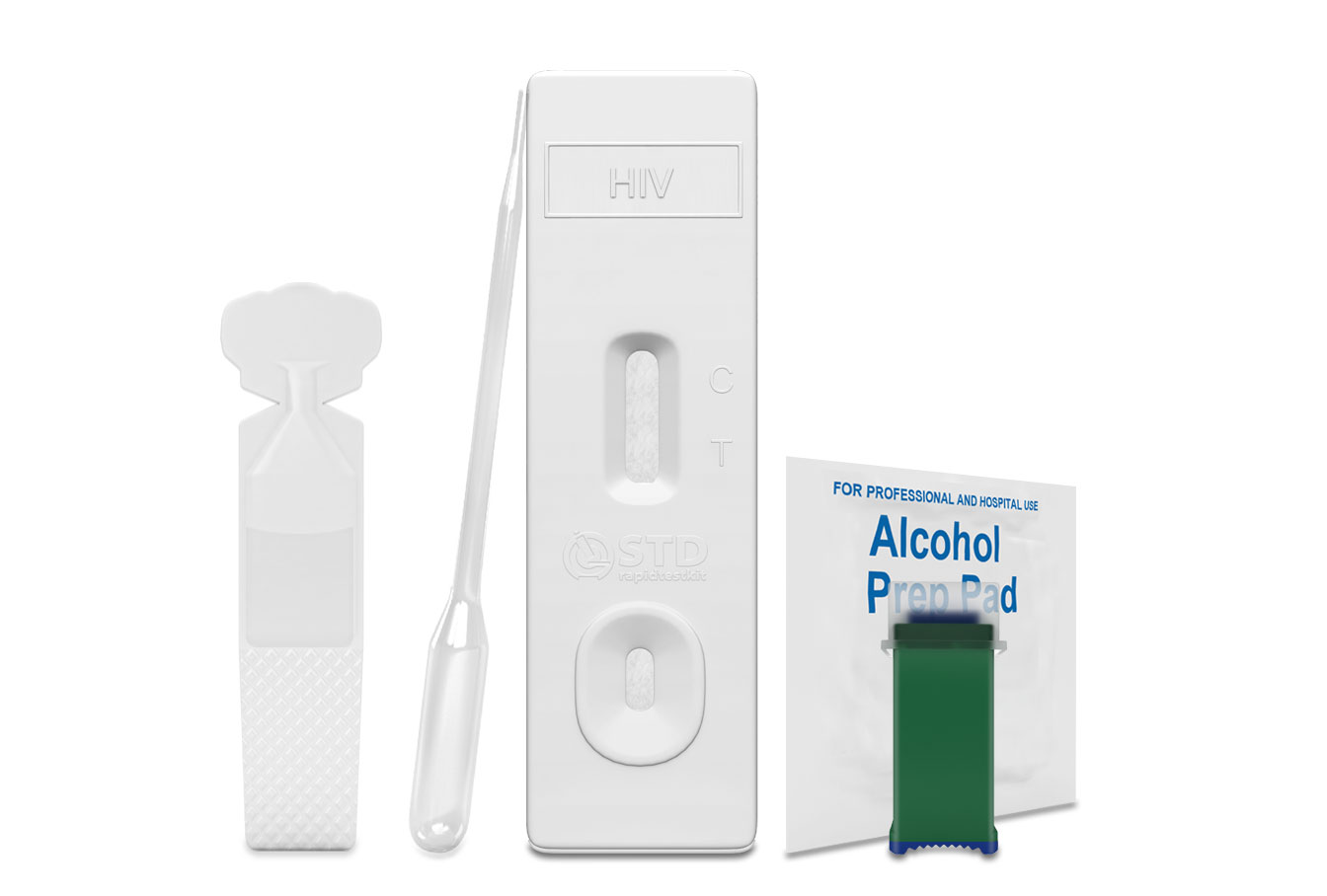Complete Home STD SelfTest Kit Package Results in Minutes, Discreet